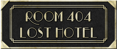 Room 404 Lost Hotel sign