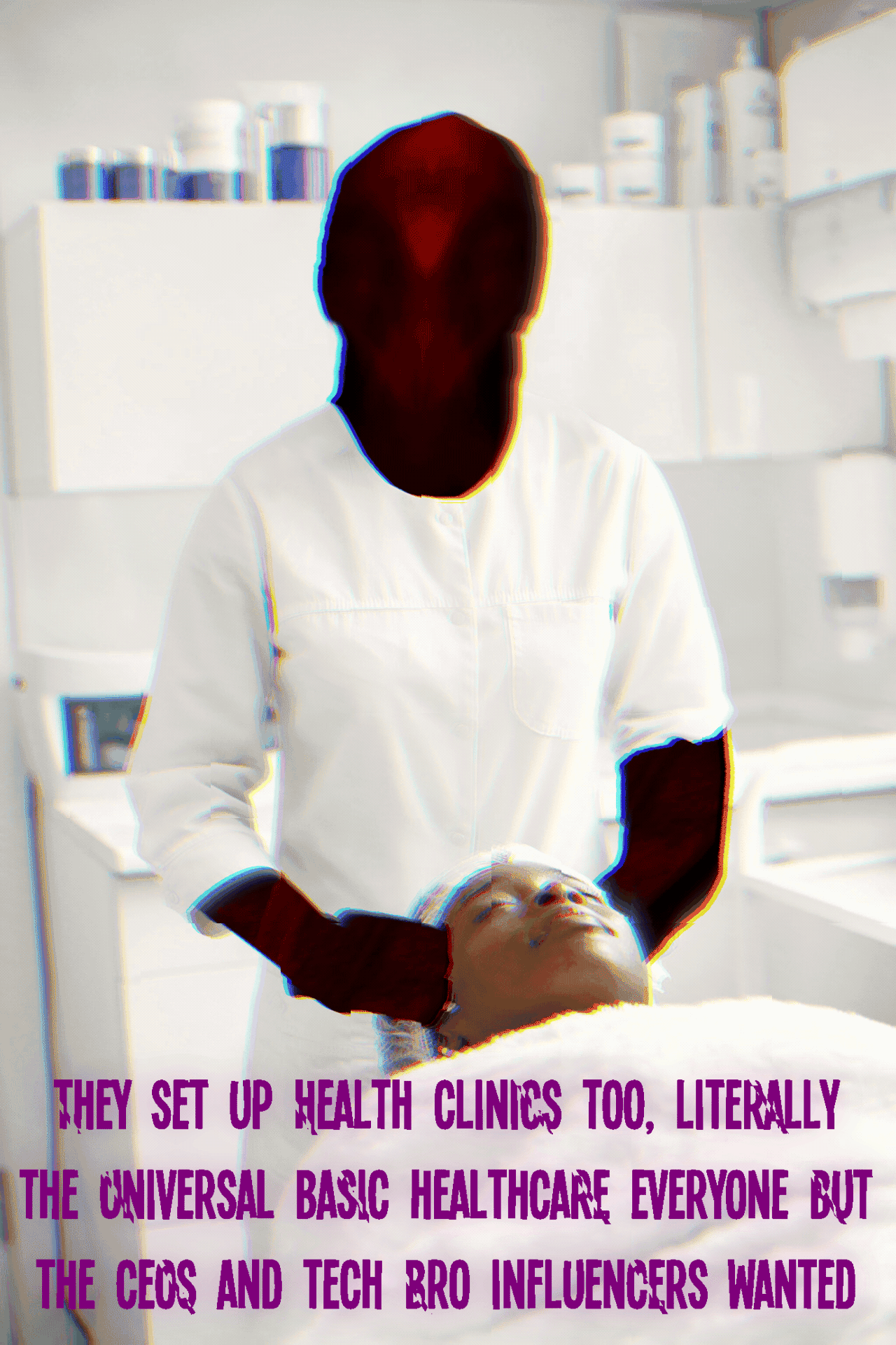 They set up health clinics too, literally the universal basic healthcare everyone but the CEOs and tech bro influencers wanted